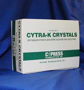 Cytra-K 3300-1002mg Packets 100 By Cypress Pharma. 