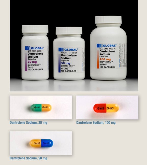 Dantrolene Sodium 25 Mg Caps Unit Dose 30 By American Health.