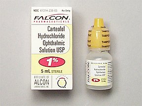 Image 0 of Carteolol Hcl 1% Drops 5 Ml By Sandoz Falcon.