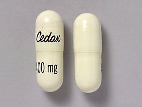 Cedax 400mg Caps 20 By Pernix Therapeutics.