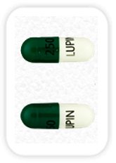 Image 0 of Cephalexin 250 Mg Caps 100 By Lupin Pharma.
