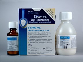 Cipro 250mg/5ml Powder Solution 100 Ml By Bayer Health.