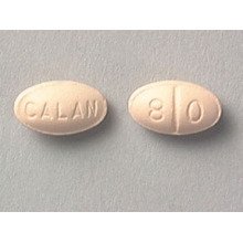 Calan 80mg Tablets 1X100 each Mfg.by: Pfizer USA