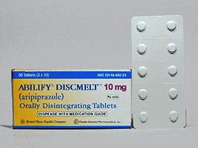 Abilify Discmelt 10 Mg Tablets 30 By Bristol Primary Care Free Shipping