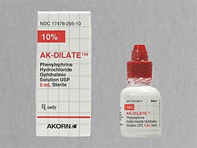 Ak-Dilate 2.5% Drops 1X2 ml Mfg. By Akorn Opthalmics