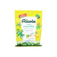 Image 0 of Ricola Herb Throat Drops Lemon-Mint Bag Lozenges 24