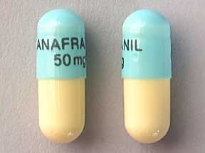 Anafranil 50 Mg Caps 30 By MallinckrODT Branded.