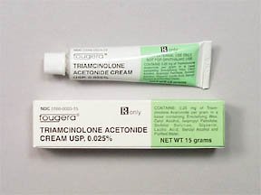 Triamcinolone Acetonide 0.025% Cream 15 Gm By Fougera & Co 