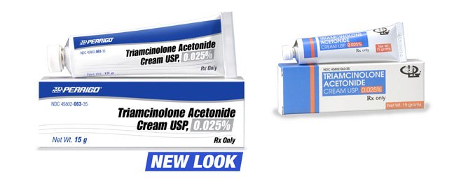 Triamcinolone Acetonide 0.025% Cream 80 Gm By Perrigo & Co 