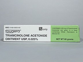 Image 0 of Triamcinolone Acetonide .025% Ointment 80 Gm By Fougera & Co