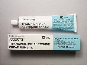 Triamcinolone Acetonide .1% Cream 80 Gm By Fougera & Co
