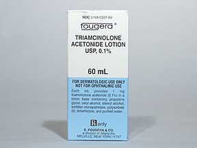Triamcinolone Acetonide .1% Lotion 60 Ml By Fougera & Co