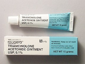 Triamcinolone Acetonide .1% Ointment 15 Gm By Fougera & Co 