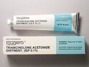 Triamcinolone Acetonide .1% Ointment 80 Gm By Fougera & Co 