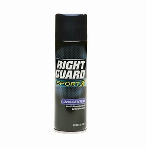 Right Guard Sport Aerosol Unscented Deodorant 6 Oz