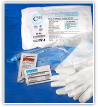 Cure Medical Catheter 12Fr Closed System Single 100 Each Box