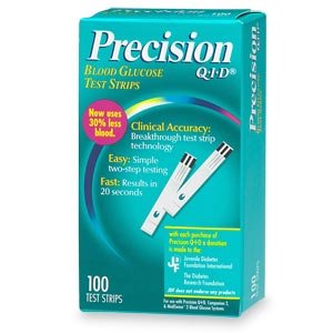 Medisense Precision Qid Test Strips 50's 12 Box Case