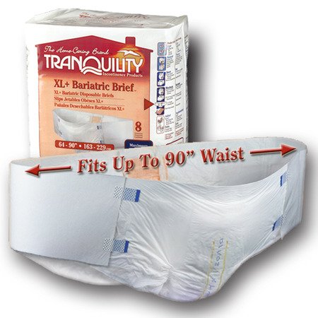 Tranquility Bariatric Brief 64'' To 4 Pack Case