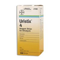 Uristix 4 Test Reagent Strip 100 Ct.