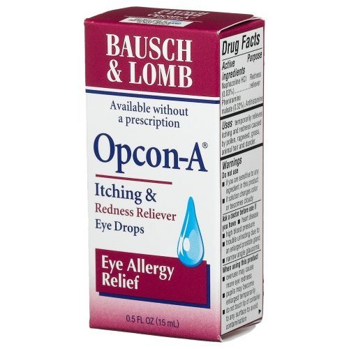 Bausch & Lomb Advanced Eye Relief Opcon-A Allergy Relief Drops 15 ml