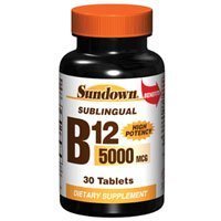 Sundown - B-12 5000 Mcg Sublingual Tablets