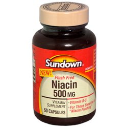 Image 0 of Sundown - Flush Free Niacin 500 mg Capsules 50