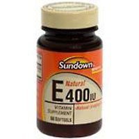 Image 0 of Sundown - E-400 Units D-Alpha Natural Softgels 60