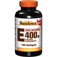 Image 0 of Sundown - E-400 Units D-Alpha Natural Softgels 180