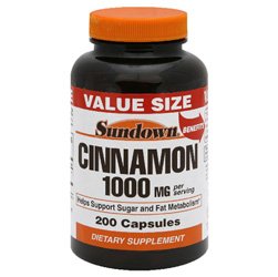Image 0 of Sundown - Cinnamon 1000 mg Capsules Value Size 200
