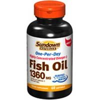 Image 0 of Sundown - Fish Oil Omega-3 Highly Concentrated Softgel 60