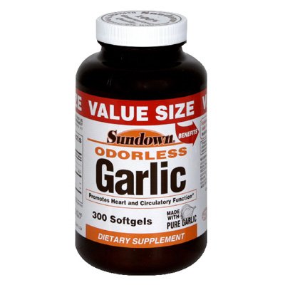 Image 0 of Sundown - Garlic Odorless Softgels (Made With Pure Garlic) Value Size 300