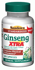 Image 0 of Sundown - Korean Ginseng Standardized 100 mg Capsules 60