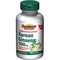 Image 0 of Sundown - Korean Ginseng Standardized 100 mg Capsules 130