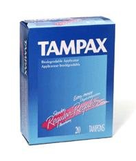 Tampax Flushable Regular Tampons 20 Ct.