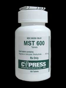 Mst 600 600 mg Tablets 1X100 Mfg. By Cypress Pharma