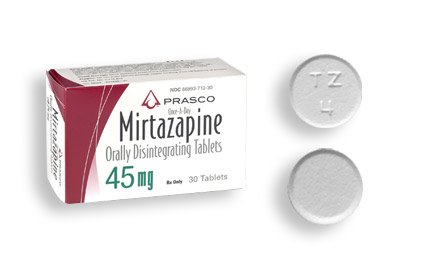 Mirtazapine 45 Mg ODT Tabs 30 By Prasco Llc