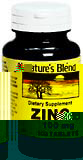 Image 0 of Natures Blend Zinc 100 mg Tablets 100Ct