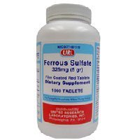 Ferrous Sulfate 5 Gr (325 mg) 1000 tab