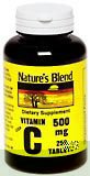 Image 0 of Natures Blend Vitamin C 500 mg Tablets 300