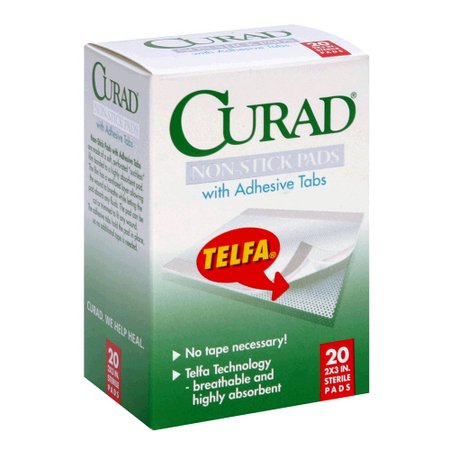 Curad Telfa Adhesive Pads 2In X 3In 20 Ct.