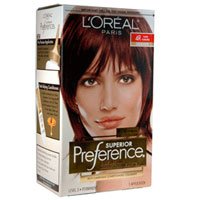 Loreal Preference 4R Dark Auburn Hair Color