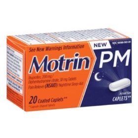 Image 0 of Motrin Pm Caplets 20 Each