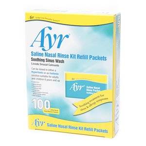 Image 0 of Ayr Saline Nasal Refill Packet 100 In Each