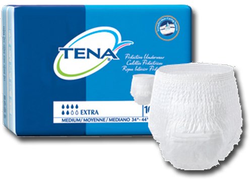 Tena Protective Underwear Extra Absorbency Medium 4X16 Ct.