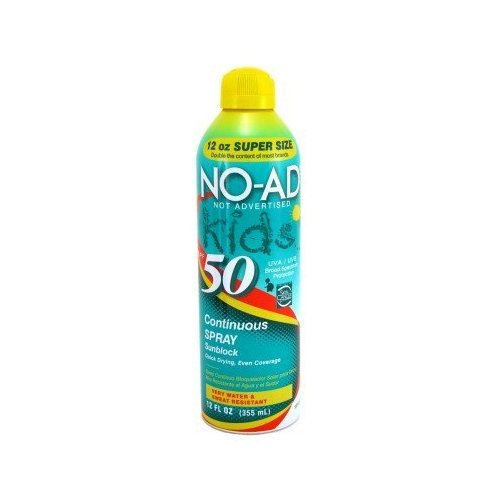 Image 0 of No Ad Kids Sunblock Continuous Spray SPF 30 10 oz