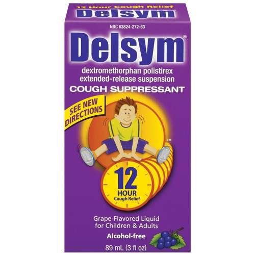 Delsym Childrens Cough Suppressant Grape 5 Oz