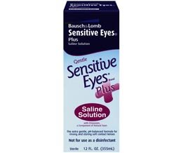 Bausch & Lomb Sensitive Eyes Plus Saline Solution 12 Oz