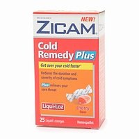 Zicam Cold Remedy Plus Cherry Flavor 25 Each