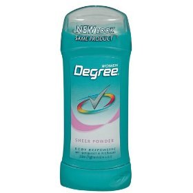 Degree Invisible Solid Sheer Powder Fresh 2.6 Oz