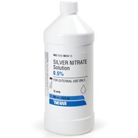 Image 0 of Silver Nitrate 0.5% Solution 32 Oz By Teva Pharma 